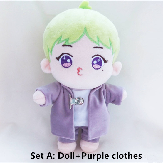 green hair doll